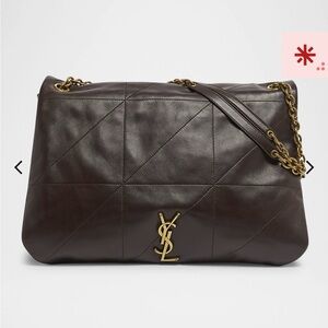 Saint Laurent
Jamie 4.3 Maxi YSL Shoulder Bag in Smooth Leather